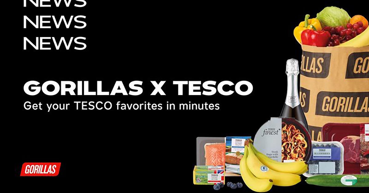 Gorillas Tesco