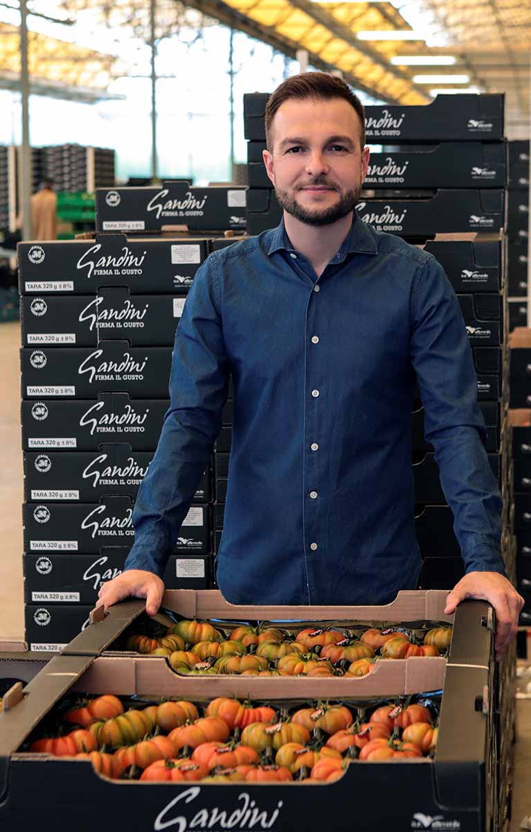 Mattia Gandini pomodori Gandini