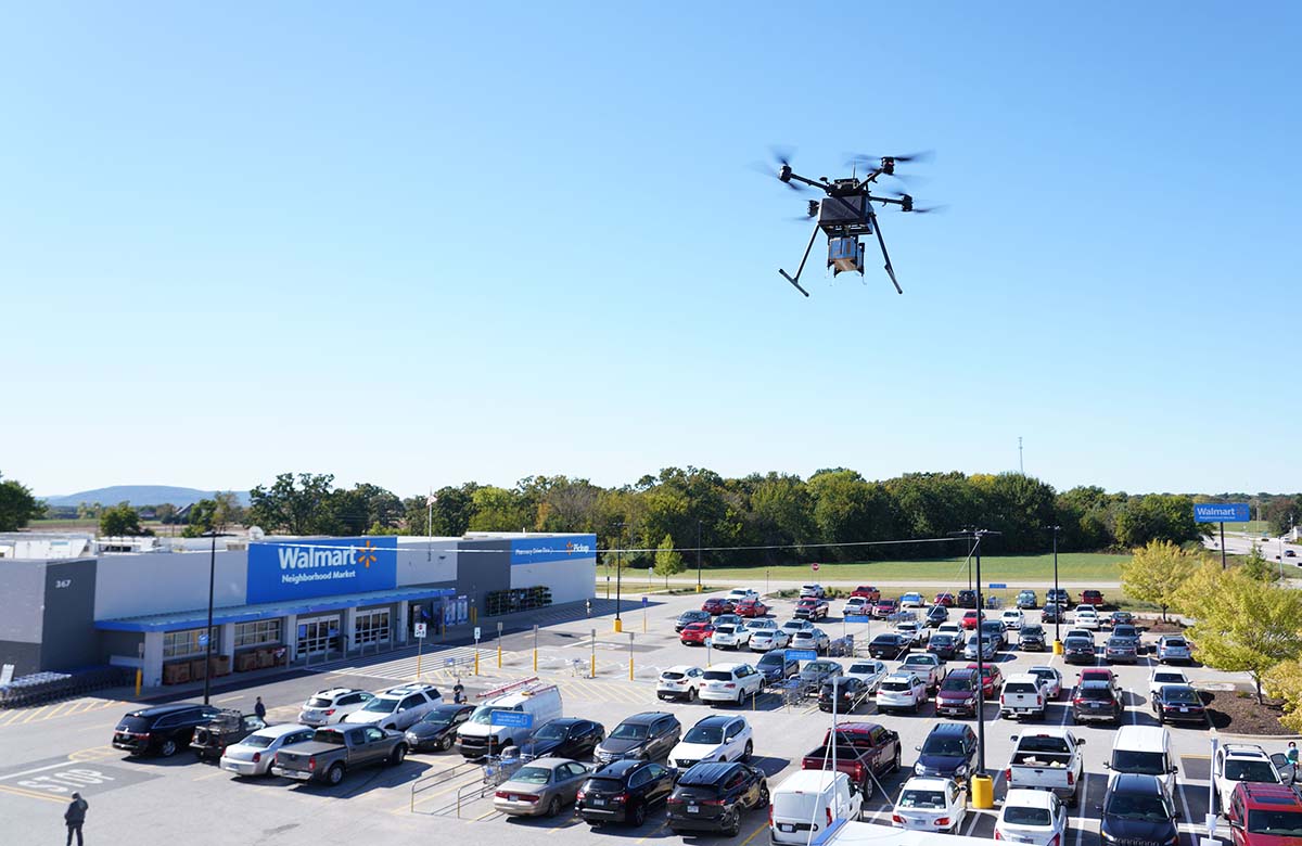Walmart droni