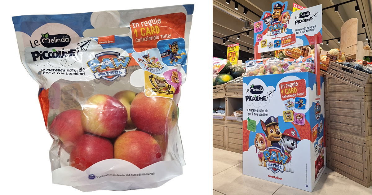 Melinda Piccoline paw patrol mele piccolo calibro nuovo pack