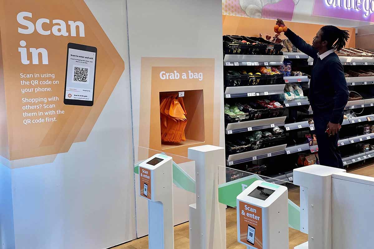 's supermercati senza casse Sainsbury's supermercati senza casse