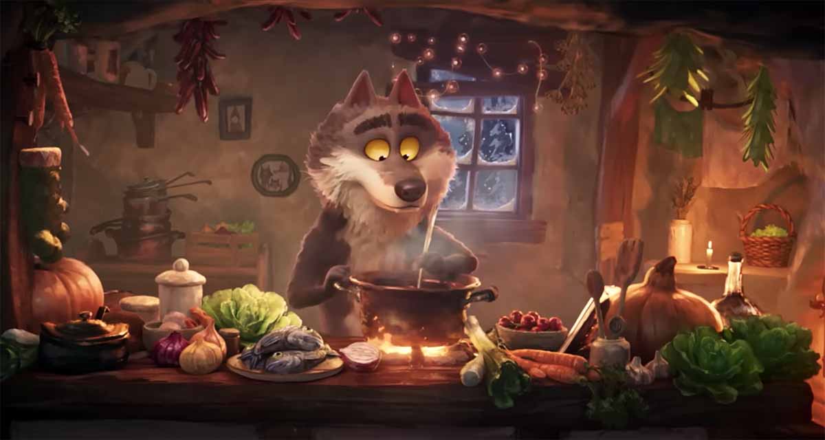 Intermarché lupo spot Natale