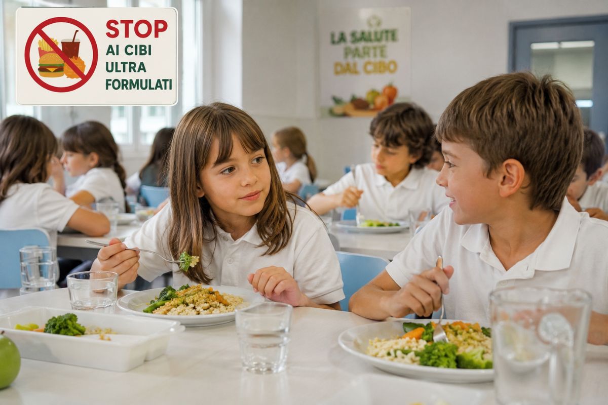 stop cibi ultra formulati mense scolastiche